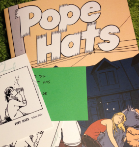 Pope Hats, postkort og personlig hilsen.